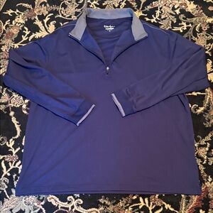 Walter Hagen Men's Blue Quarter-Zip Pullover